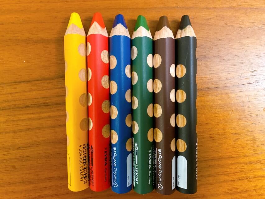 持ちやすさと発色抜群！リラ社グルーヴトリプルワンは初めての色鉛筆におすすめ | 知育せいかつ。